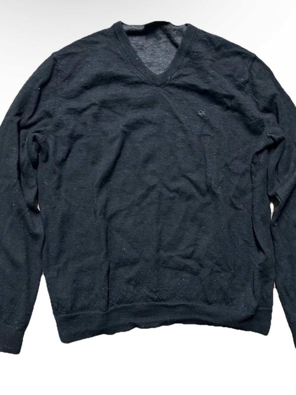 Men’s Calvin Klein Black Sweater Size Large